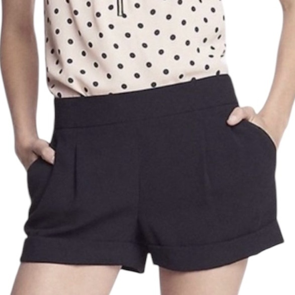 Express Pleated Cuff Shorts
